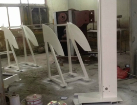 舊機器噴漆設備